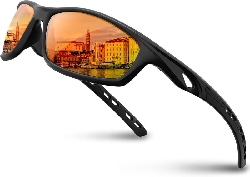 RIVBOS Sunglasses for Men Women Polarized UV Protection Sports Fishing Driving Shades Cycling RB833 - Image 1